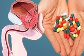 Medicamentos para el tratamiento de la prostatitis.