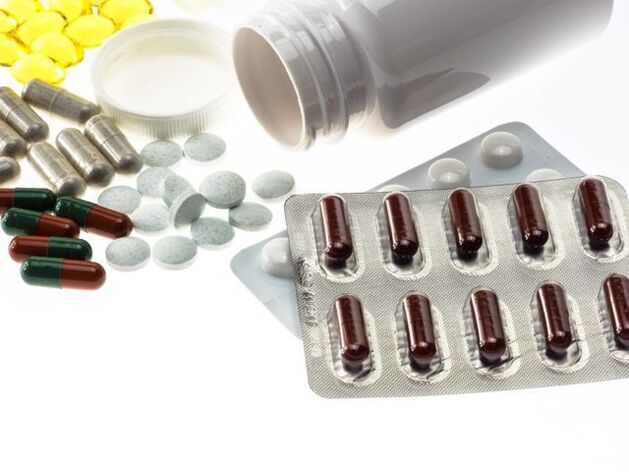 Las tabletas forman la base del tratamiento de la prostatitis. 